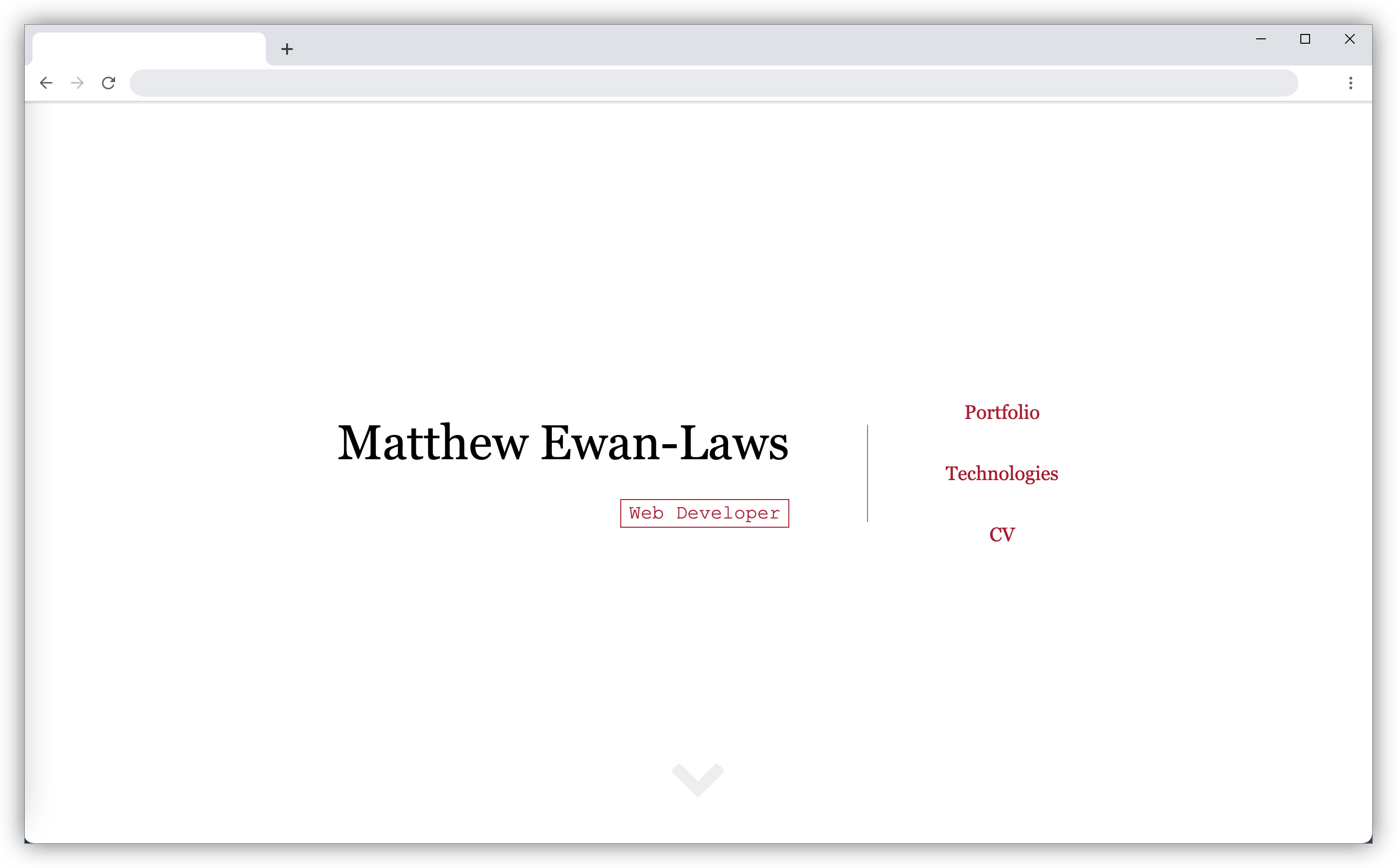 Screenshot of This website