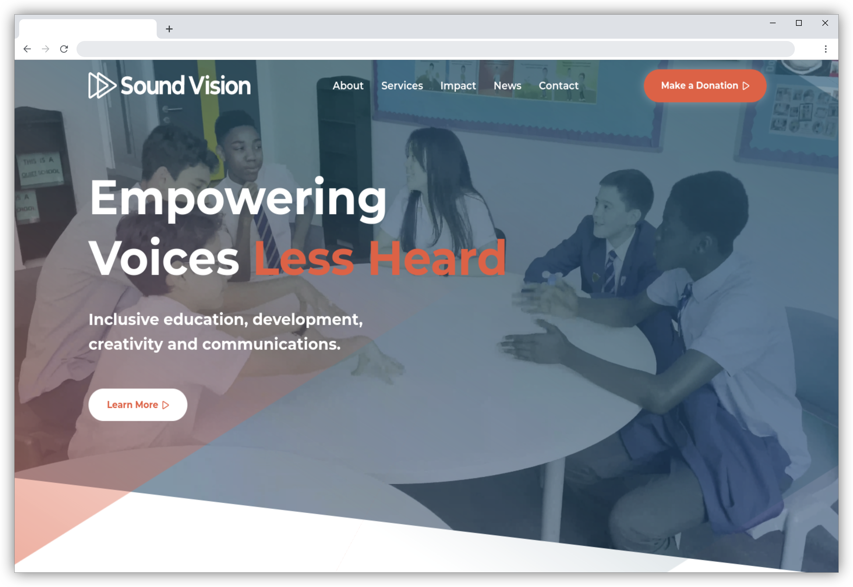 Screenshot of SoundVision